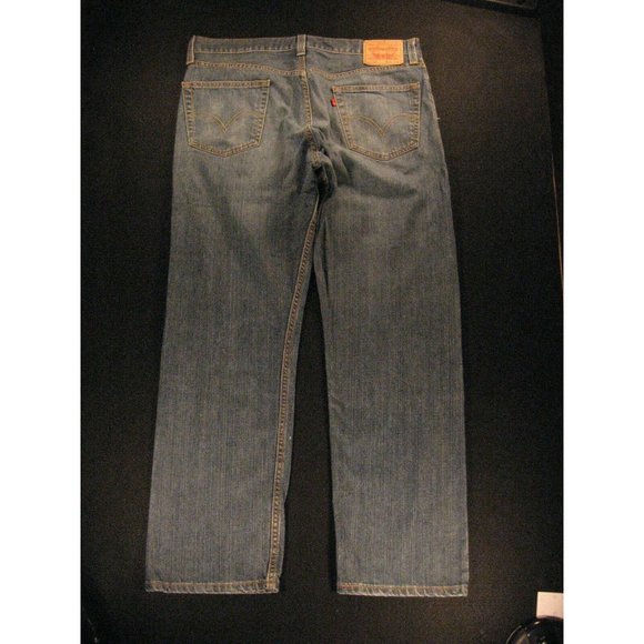 Levis 505 Jeans Womens 38 x 31 MEASURED Tag: 36 x 30 Straight Regular Fit - Picture 2 of 11